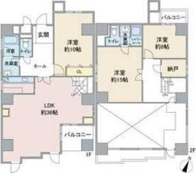 バードヒル伏見の物件間取画像